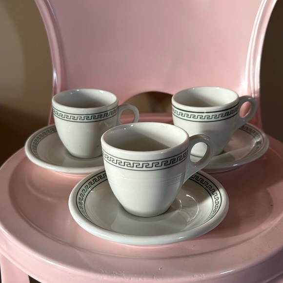 SYRACUSE CHINA Other - O.P.CO. SYRACUSE CHINA ESPRESSO SET